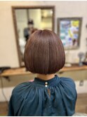 秋のカラーチェンジ☆30代/40代/50代(田村良平)/ミニボブ/小顔