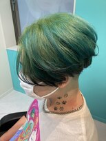 ユー イケブクロ(u Ikebukuro)&nbsp;刈り上げマッシュ/ハイトーン/高発色カラー/エンドカラー