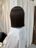 スイート ヘアデザイン(Suite HAIR DESIGN) 切りっぱなしボブ×髪質改善ストレート