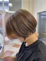 サンタフェ 柳津店(Santa'Fe)&nbsp;Santa'Fe式脱白髪染め白髪ぼかしカラー[ビフォーアフター]