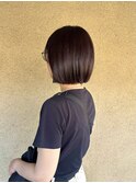 ボルドー/ボブ/秋カラー