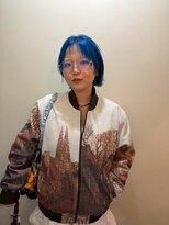 カンナ オーガニック ヘアデザイン(CANNA ORGANIC & HAIR DESIGN)&nbsp;ハッシュボブ×ブリーチブルー