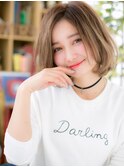大人可愛いイヤリングカラーレイヤーショートボブh4浦和20代30代