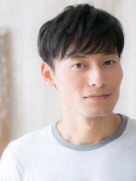 モッズヘア メン 南越谷南口店(mod's hair men) 30代40代斜めバング大人ビジネスツーブロックマッシュa南越谷