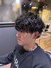 ツイストスパイラル×波巻きミックスパーマ【動きと束感がしっかり出る】