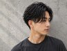 Men'sカット+マイクロバブルクレンジングシャンプー+ヘッドスパ¥7700