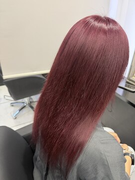 ヘアーデザイン ジェルム(Hair Design germe) ワインレッド  MAYUKO