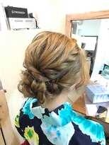 ロカット サロン(Roquat Salon)&nbsp;ゆるふわ浴衣アレンジ【ヘアセット　立川/立川南/八王子　浴衣】