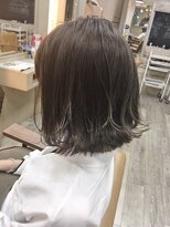 サンク ドリームプラザ店(CINQ)&nbsp;【CINQ】大柳　20代30代人気切りっぱなしボブ×グレージュ