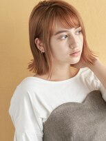 抜け感外ハネモードボブ