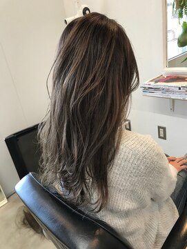 ナイーブヘアデザイン(NAiVE HAIR DESIGN) 【NAiVE hair】透け感ダークグレージュ