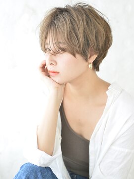 ケーツー心斎橋 クイーンズガーデン バイ ケーツー(K two QUEEN'S GARDEN by K two) 大人うざバングエアリーショート~side~/心斎橋&難波&なんば