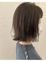 カウチ 板橋本町店(kauti)&nbsp;ぱつっと感が可愛い切りっぱなし外ハネボブ