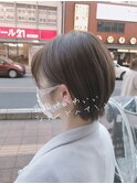 丸みかわいい『耳掛けショートヘア』