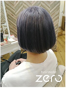 ヘアメイクゼロ 坂戸駅前店(hairmake zero) ダブルカラー　アメジスト