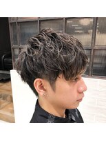 バーバーブロス 吉祥寺店(BARBER BROS) 【LUDLOW BROS.】MasatakaYuma 軽めマッシュ ハイライトカラー