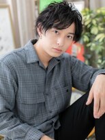 カバーヘア ブリス 志木南口駅前店(COVER HAIR bliss)&nbsp;くせ毛風スマートマッシュアッシュブラックa志木20代30代40代!