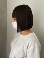 ガリカ 博多(Gallica)&nbsp;前髪あり/切りっぱなしボブ/ぱつっとボブ/丸みショートボブ