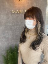 マーレ(MARLE./) ホワイトベージュ　イヤリングカラー