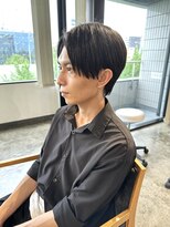 ザ オーダー(THE ORDER)&nbsp;くびれセンターパートメンズカット韓国ヘア