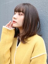 ブゾン(buZon)&nbsp;【buZonブゾン】顔周りレイヤーミディアムヘア