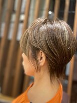 ヘアー ルシア(hair lucia)&nbsp;ショート×ハイライト