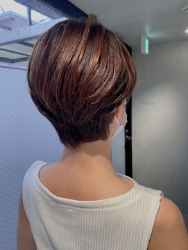 ヴォロ 佐賀(VoLo) 切りっぱなしボブ/美髪/ピンクブラウン[佐賀駅]