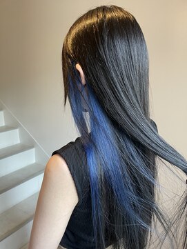 テテ(TETE) インナーカラー ブルーカラー