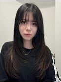 新宿韓国レイヤー顔周りレイヤーシャギーレイヤーロングレイヤー