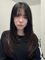 ラフ 新宿(Laff)&nbsp;新宿韓国レイヤー顔周りレイヤーシャギーレイヤーロングレイヤー