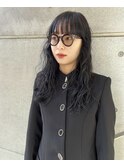【TALO】黒髪ロング×ウェーブパーマ