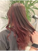 20代30代ダブルカラーブリーチ立体感グラデーション透明感