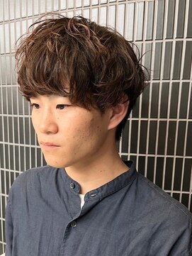 ソレイユ バイ アルフレッド(SOLEIL by alfRed) 刈り上げなし　マッシュ　ニュアンスパーマ