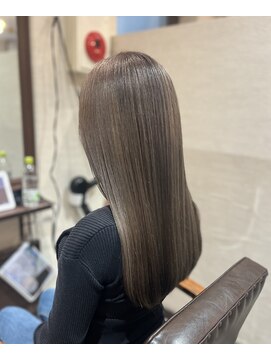 シエル 福山駅前店(CIEL) 【外国人風】くすみベージュ/20代/30代/40代/50代/髪質改善