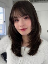 ラルガ 黒崎(Raruga)&nbsp;ハイライトカラーミルクティーベージュレイヤーカット