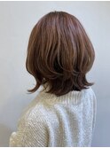 【morio成増/一戸】レイヤーボブハイライトピンクベージュ