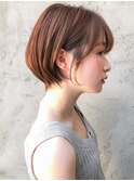 美髪こなれヘア小顔カットワイドバング結べるボブ#223f0321