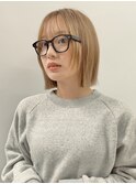 似合わせカット ボブヘア 縮毛矯正 ミニボブ 切りっぱなしボブ