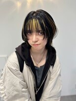 ギグスダブル 栄久屋大通店(gigs double)&nbsp;ブラックベース×イエロバングハイライト