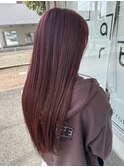 ブリーチなしピンクベージュ