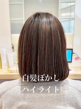 コノアラボ 守谷店(Conoah labo) ホワイトグレージュ/デジタルパーマ/チェリーブラウン/守谷