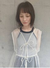 モーメント(moment) ★クセ風パーマミディアムミントグレジュ透明感20代30代40代