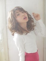 カラーズヘアー(Colors hair) 【colors 田宮】ガーリーミルクティーベージュ