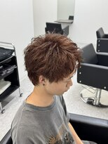 ブライト(BRIGHT) アップバングショートオレンジブラウン