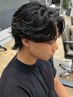 【18時30～OK】メンズカット+ケアパーマ+ダメージケア5stepトリートメント