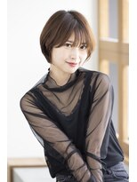 トティア 元町三宮(Totia) 【Totia元町・三宮】大人ショートボブ×チョコレートブラウン