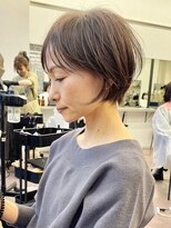 アイドットプラスサッポロ 札幌(i.+SAPPORO)&nbsp;白髪ぼかし×髪質改善ショートカットで若見え艶カラー仕上げ