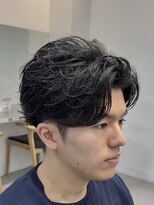 フィフス 渋谷(fifth)&nbsp;渋谷フェザーパーマニュアンスセンターパート大人ビジネス微分け