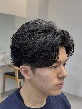 フィフス 渋谷(fifth) 渋谷フェザーパーマニュアンスセンターパート大人ビジネス微分け