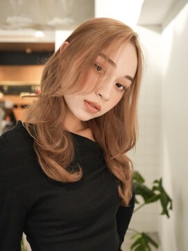 ラヴィズム 長岡店(LUVISM) 韓国/顔周りレイヤー/ダブルカラー/ベージュ/前髪新潟長岡宮関